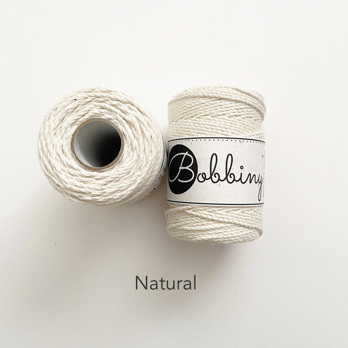 Bobbiny  Shop macrame cotton cords - braided, twisted, 3PLY ropes