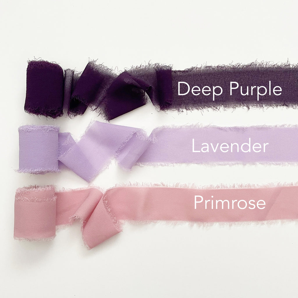 Raw Edge Chiffon Ribbon – Soulful Notions